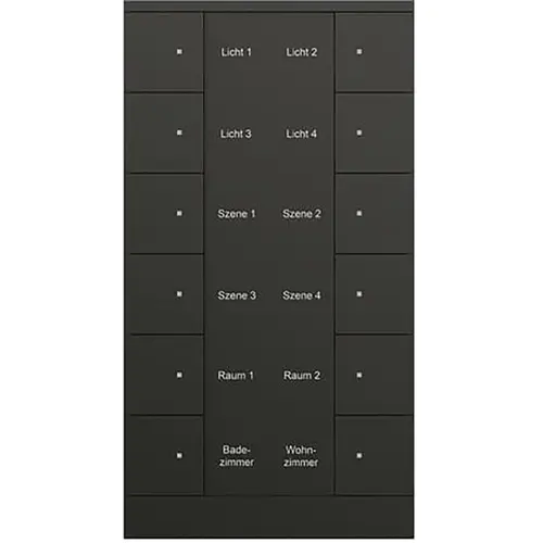 Busch-Jaeger Bedienings sensor KNX - ClimaEco Mat zwart 12f (SB/U12.0.11-885) Busch-Jaeger Bedienings sensor KNX - ClimaEco Mat zwart 12f (SB/U12.0.11-885)