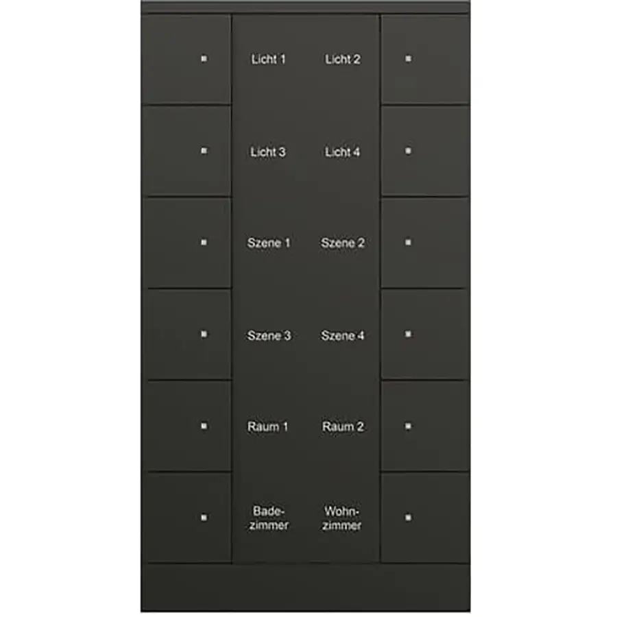 Busch-Jaeger Bedienings sensor KNX - ClimaEco Mat zwart 12f (SB/U12.0.11-885)