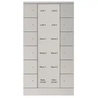 Busch-Jaeger Bedienings sensor KNX - ClimaEco Alu zilver 12f (SB/U12.0.11-83)