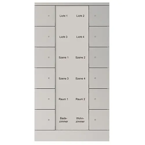 Busch-Jaeger Bedienings sensor KNX - ClimaEco Alu zilver 12f (SB/U12.0.11-83) Busch-Jaeger Bedienings sensor KNX - ClimaEco Alu zilver 12f (SB/U12.0.11-83)