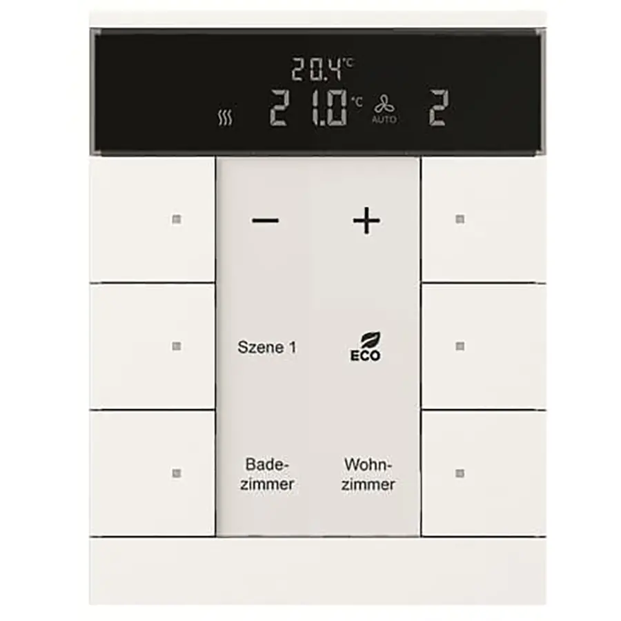 Busch-Jaeger HVAC- sensor-Slave KNX - ClimaEco Mat wit 6f CE (SBS/U6.0.11-884)
