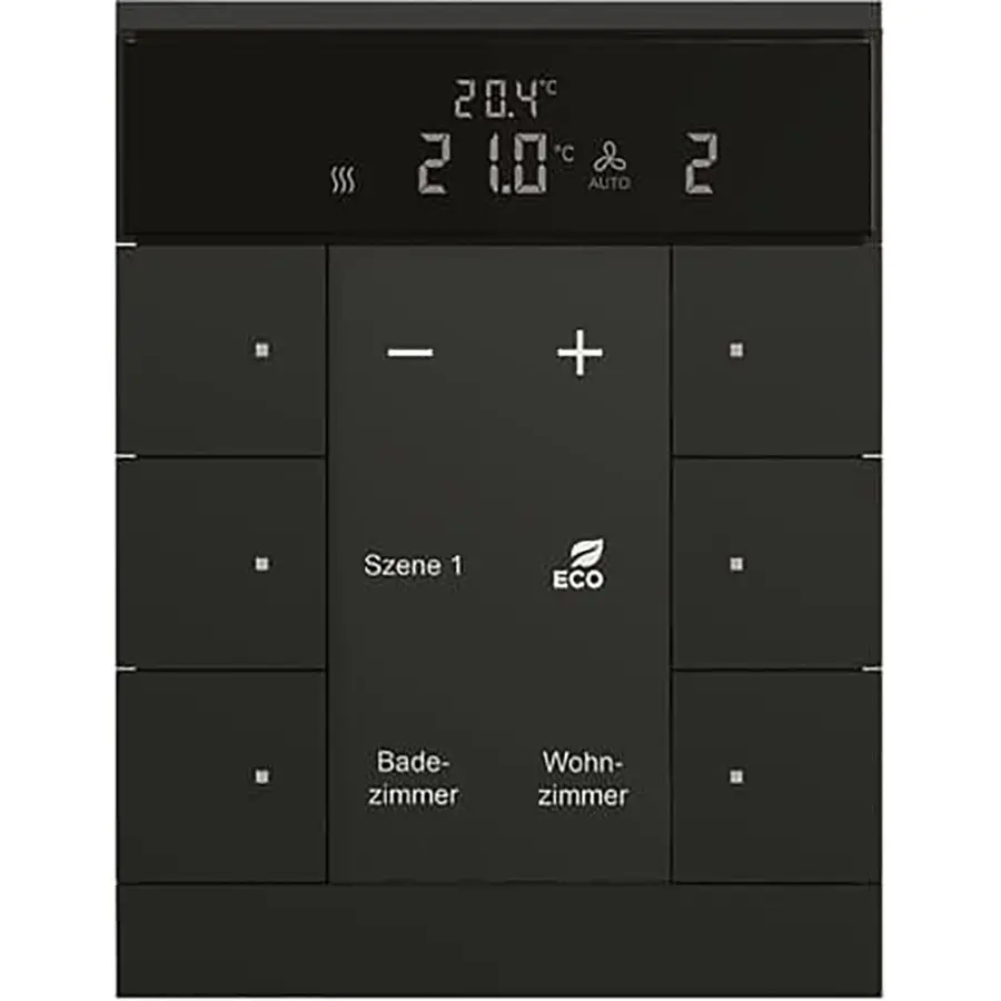 Busch-Jaeger HVAC- sensor-Slave KNX - ClimaEco Mat zwart 6f CE (SBS/U6.0.11-885)