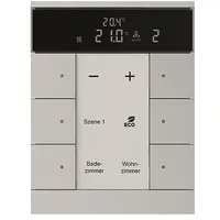 Busch-Jaeger HVAC- sensor-Slave KNX - ClimaEco Alu zilver 6f CE (SBS/U6.0.11-83)