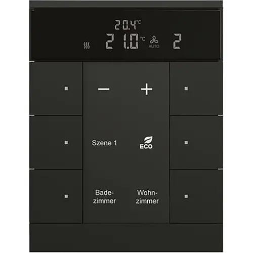 Busch-Jaeger HVAC- sensor KNX - ClimaEco Mat zwart 6f CE (SBR/U6.0.11-885) Busch-Jaeger HVAC- sensor KNX - ClimaEco Mat zwart 6f CE (SBR/U6.0.11-885)