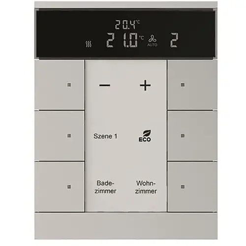 Busch-Jaeger HVAC- sensor KNX - ClimaEco Alu zilver 6f CE (SBR/U6.0.11-83) Busch-Jaeger HVAC- sensor KNX - ClimaEco Alu zilver 6f CE (SBR/U6.0.11-83)
