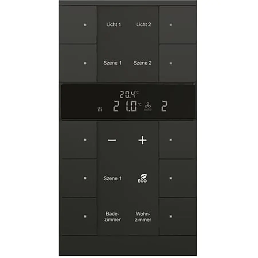 Busch-Jaeger HVAC- sensor-Slave KNX - ClimaEco Mat zwart 10f CE (SBS/U10.0.11-885)