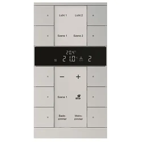 Busch-Jaeger HVAC- sensor-Slave KNX - ClimaEco Alu zilver 10f CE (SBS/U10.0.11-83) Busch-Jaeger HVAC- sensor-Slave KNX - ClimaEco Alu zilver 10f CE (SBS/U10.0.11-83)