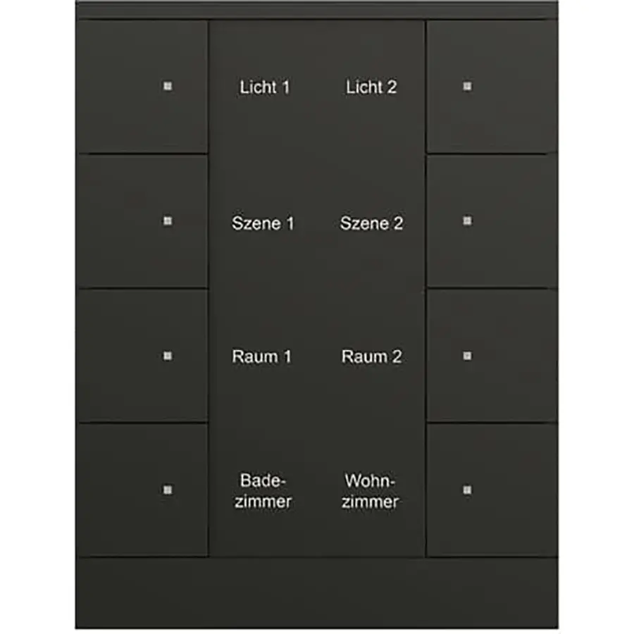 Busch-Jaeger Bedienings sensor KNX - ClimaEco Mat zwart 8f (SB/U8.0.11-885)