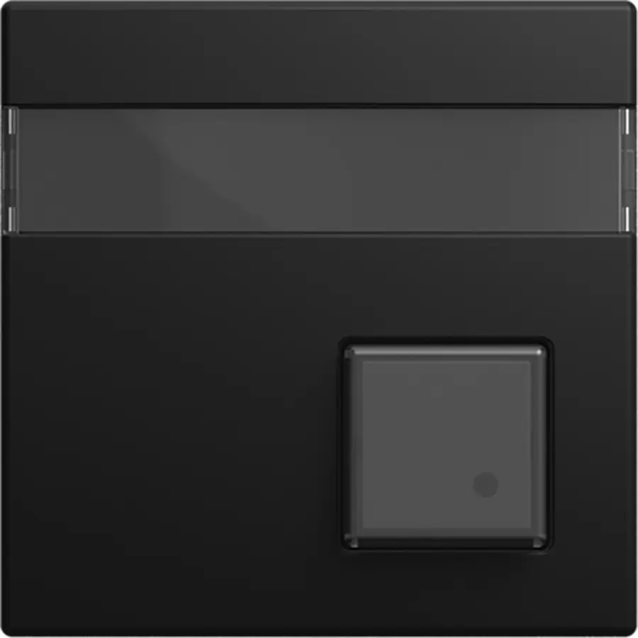 Busch-Jaeger Infoline cpl v impulsdrukker Balance SI zwart mat (1571 CN-915)