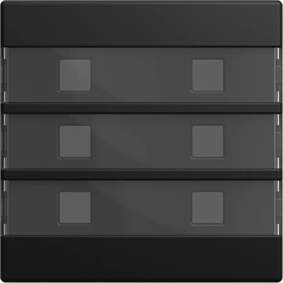 Busch-Jaeger Infoline cpl v 1566U Balance SI zwart mat (1575 CN-915)