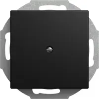 Busch-Jaeger centraalplaat voor kabeluitvoer incl. draagring Balance SI zwart mat (2527-915)