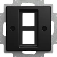 Busch-Jaeger cpl 2 x MJ 216000-2/216005-4 Balance SI zwart mat (2561-02-915)