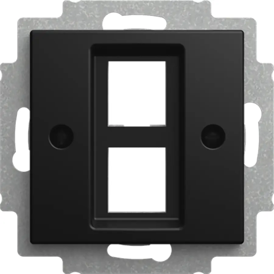 Busch-Jaeger cpl 2 x MJ 216000-2/216005-4 Balance SI zwart mat (2561-02-915)