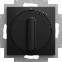 Busch-Jaeger ventilatorschak 1P cpl 3-standen Balance SI zwart mat (2711 UCDRL-915)