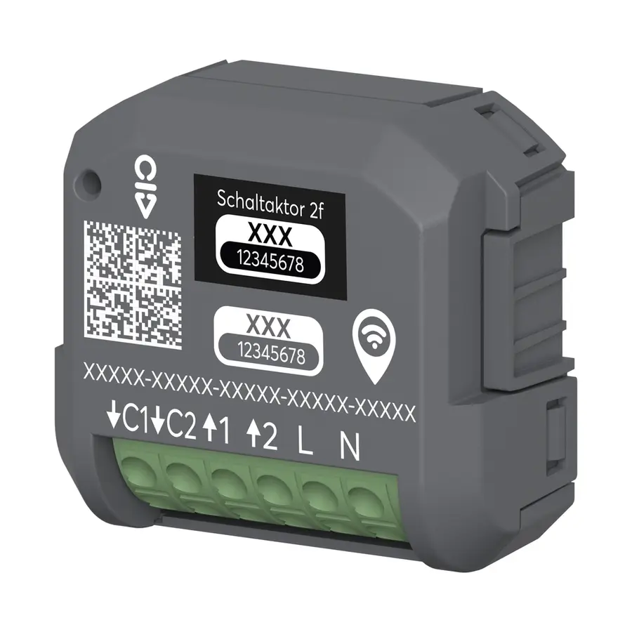 Busch-Jaeger Schakelactor 2-voudig inbouw WL (62821 U-WL)