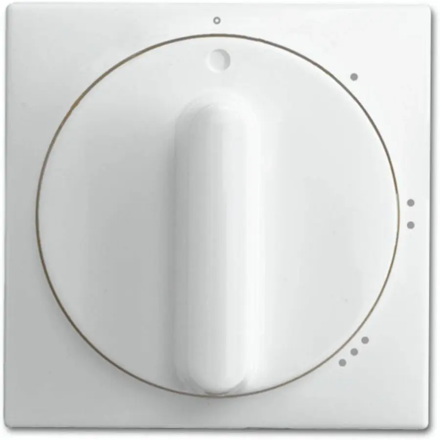 Busch-Jaeger draaiknop driestandenschakelaar met nul Balance SI wit glans (2542 DR/01-914)