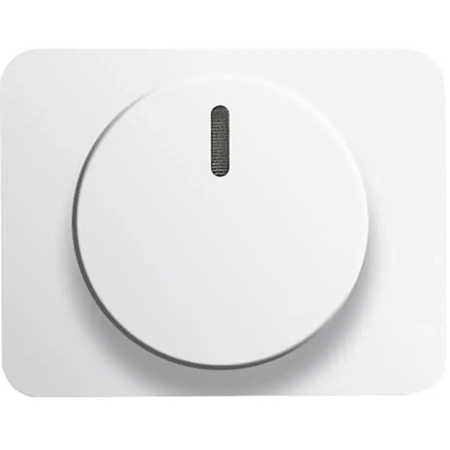 Busch-Jaeger dimmerknop draai/druk dimmer Alpha studiowit glans OP=OP (6540-24G)