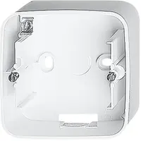 Busch-Jaeger opbouwbak 1-voudig Alpha Nea studiowit glans OP=OP (1701-24G)