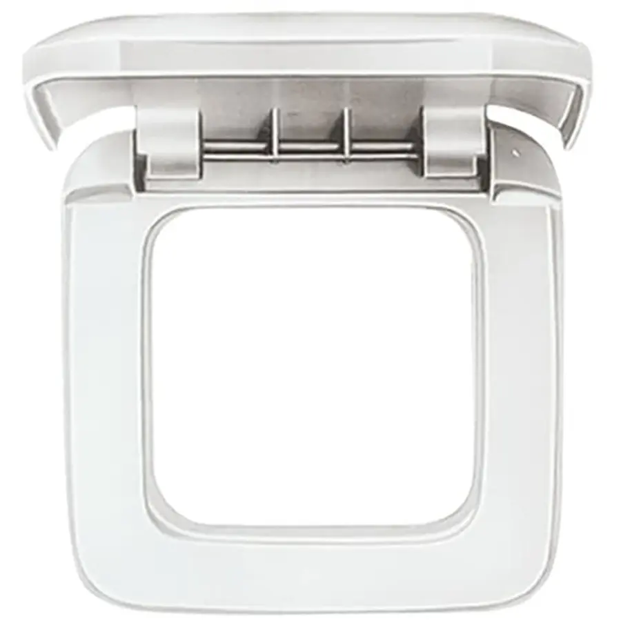 Busch-Jaeger afdekraam 1-voudig met klapdeksel Reflex SI wit (2518-214)