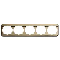 Busch-Jaeger afdekraam 5-voudig horizontaal Alpha Nea brons OP=OP (1725-21)