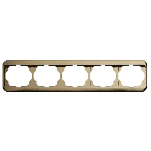 Busch-Jaeger afdekraam 5-voudig horizontaal Alpha Nea brons OP=OP (1725-21) Busch-Jaeger afdekraam 5-voudig horizontaal Alpha Nea brons OP=OP (1725-21)