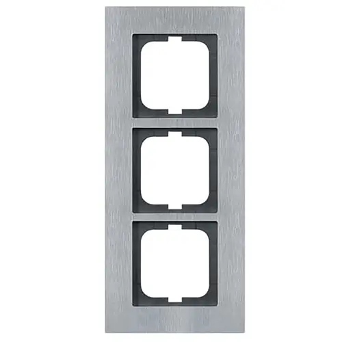 Busch-Jaeger afdekraam 3-voudig Carat edelstaal (1723-860)