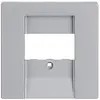 Busch-Jaeger centraalplaat USB / luidspreker Future Linear aluzilver mat (1766-83) Busch-Jaeger centraalplaat USB / luidspreker Future Linear aluzilver mat (1766-83)