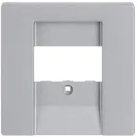 Busch-Jaeger centraalplaat USB / luidspreker aluzilver mat (1766-83)