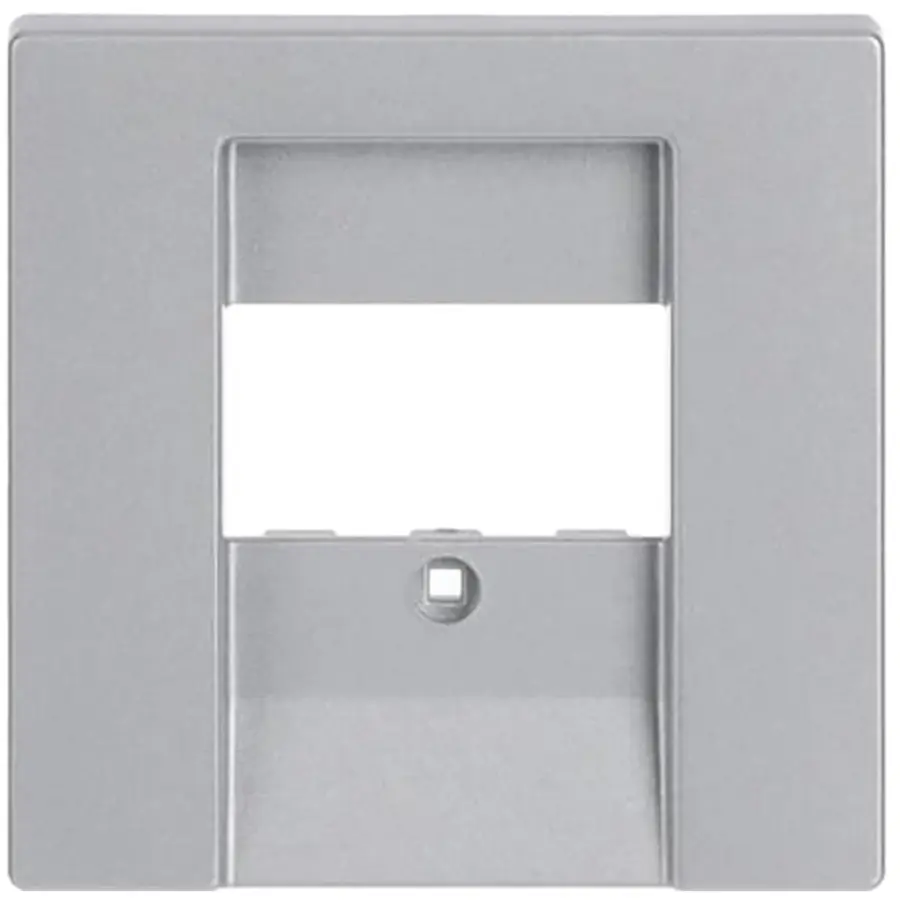 Busch-Jaeger centraalplaat USB / luidspreker Future Linear aluzilver mat (1766-83)
