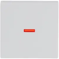 Busch-Jaeger schakelwip controlevenster rood Future Linear studiowit glans (1789-84)