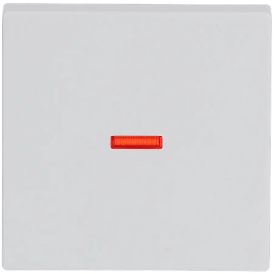 Busch-Jaeger schakelwip controlevenster rood Future Linear studiowit glans (1789-84)