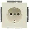Busch-Jaeger wandcontactdoos randaarde steekklem kindveilig Future Linear creme glanzend (20 EUCKS-82) Busch-Jaeger wandcontactdoos randaarde steekklem kindveilig Future Linear creme glanzend (20 EUCKS-82)