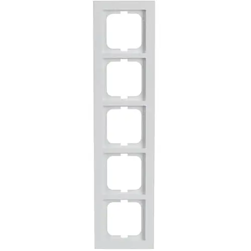 Busch-Jaeger afdekraam 5-voudig Axcent studiowit glans (1725-284) Busch-Jaeger afdekraam 5-voudig Axcent studiowit glans (1725-284)