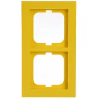 Busch-Jaeger afdekraam 2-voudig Axcent geel (1722-285)