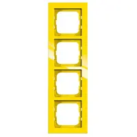 Busch-Jaeger afdekraam 4-voudig Axcent geel (1724-285)