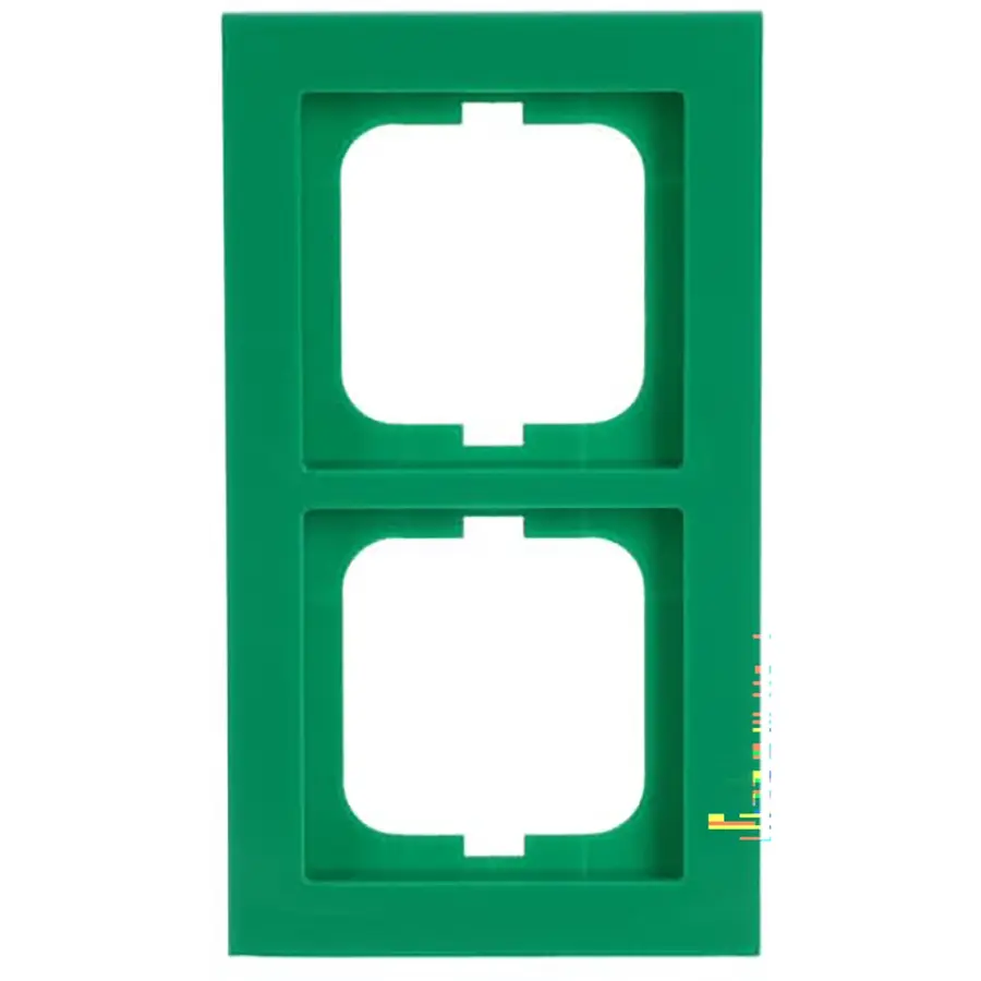 Busch-Jaeger afdekraam 2-voudig Axcent groen (1722-286)