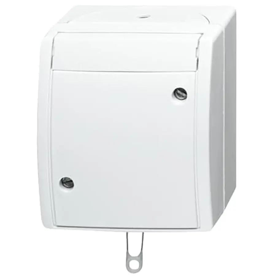 Busch-Jaeger trekschakelaar opbouw Ocean IP44 alpinwit (2610/6 W-54)