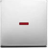 Busch-Jaeger schakelwip controlevenster lens klein rood Pure Stainless Steel (1789-866)