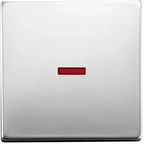 Busch-Jaeger schakelwip controlevenster lens klein rood Pure Stainless Steel (1789-866)