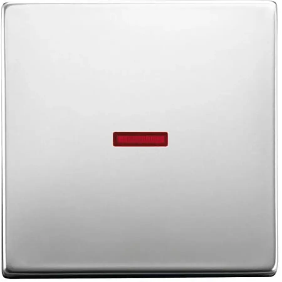 Busch-Jaeger schakelwip controlevenster lens klein rood Pure Stainless Steel (1789-866)