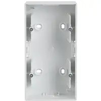 Busch-Jaeger opbouwbak 2-voudig Future Linear studiowit glans (1702-84)