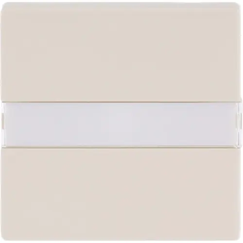 Busch-Jaeger schakelwip met tekstkader en controlelicht Future Linear creme (1764 NLI-82)