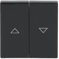 Busch-Jaeger wip jaloezieschakelaar 2-voudig antraciet glans (1785 JA-81)