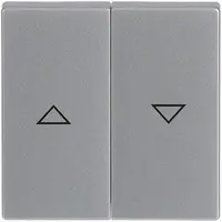 Busch-Jaeger wip jaloezieschakelaar 2-voudig Future Linear aluzilver mat (1785 JA-83)