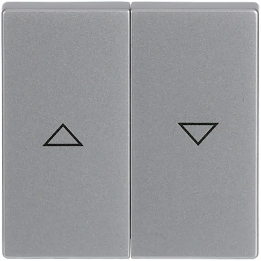 Busch-Jaeger wip jaloezieschakelaar 2-voudig Future Linear aluzilver mat (1785 JA-83)