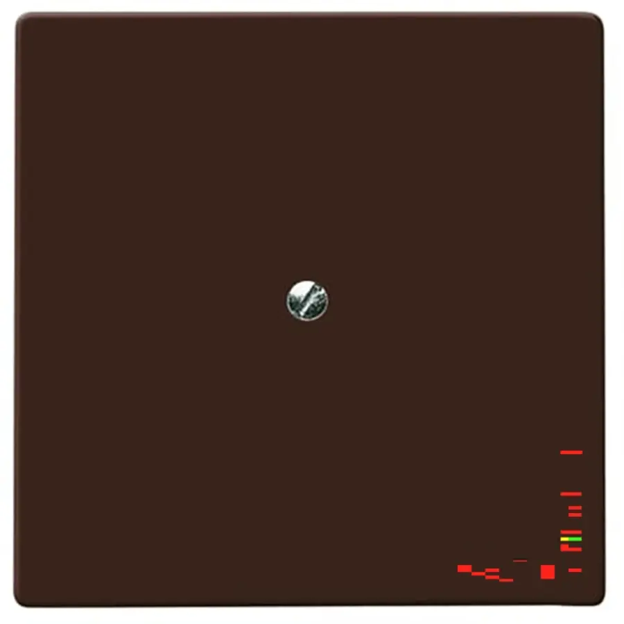 Busch-Jaeger cpl blnd draagrm ip44 w brn (2138-31)