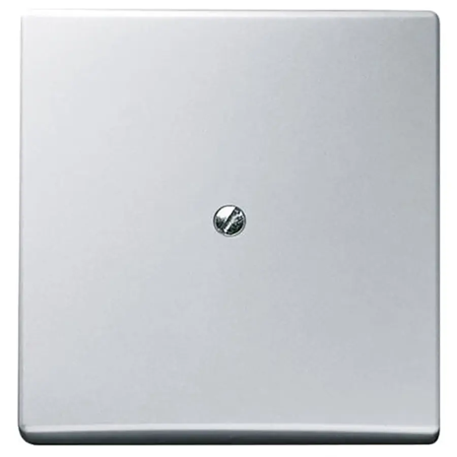 Busch-Jaeger blindplaat incl. draagframe IP44 aluzilver (2138-33)