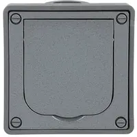 Busch-Jaeger inbouwbehuizing met RA wcd en klapdeksel 86 x 86 x 58 mm voor wandmontage (20 EFDB2)