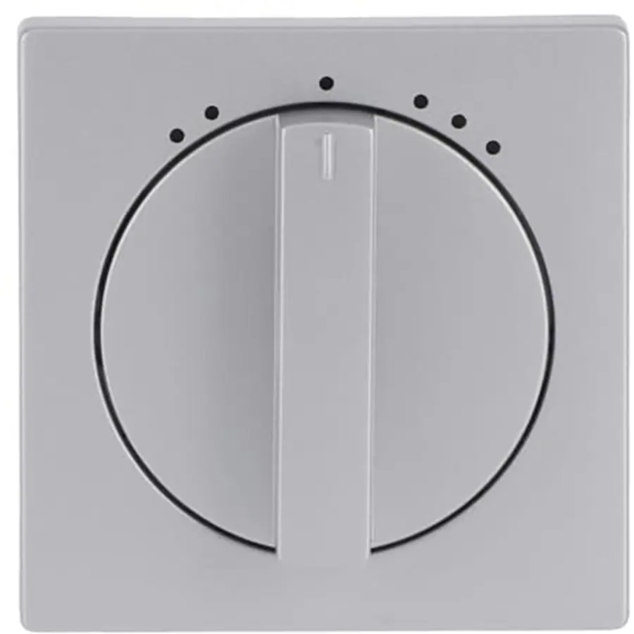 Busch-Jaeger draaiknop driestandenschakelaar Future Linear aluzilver mat (1740 DRL-83-503)