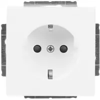 Busch-Jaeger wandcontactdoos randaarde kindveilig Future Linear studiowit mat (20 EUCKS-884)